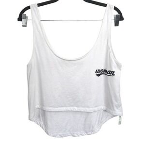 Off-White Virgil Abloh 2013 Cropped High-Low Woman Offs Landscaping Graphic Tank